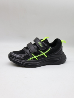 Buty sportowe chłopięce (32-37) A605 BLA/GREEN
