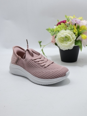 Buty sportowe damskie na płaskim (36-41) AD637 PINK