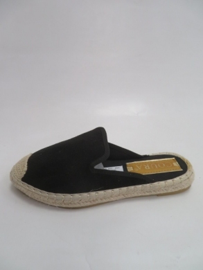 Klapki damskie na płaskim (36-41) 4821 BLACK