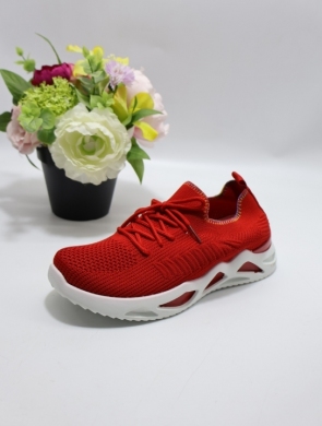Buty sportowe damskie na płaskim (36-41) REB055 RED
