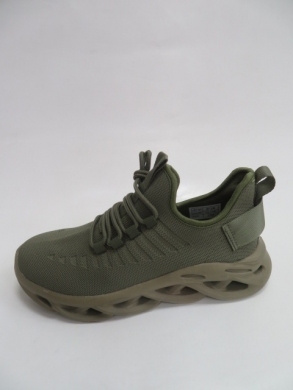Buty sportowe damskie na płaskim (36-41) B26 OLIVE