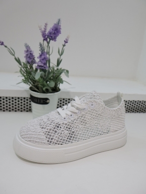 Buty sportowe damskie na płaskim (36-41) SW021 WHITE