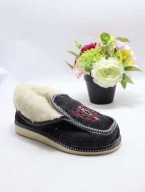 Kapcie damskie ocieplane (37-42) A5 BLACK