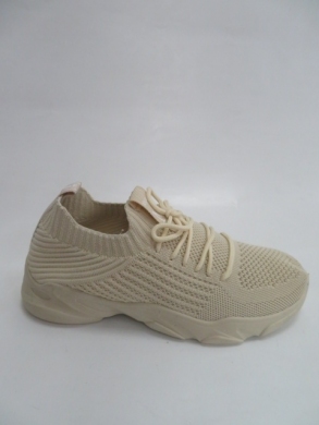 Buty sportowe damskie na płaskim (36-41) JR805-8 BEIGE