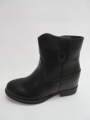 Botki damskie jesienne na płaskim (36-41) 8003 BLACK