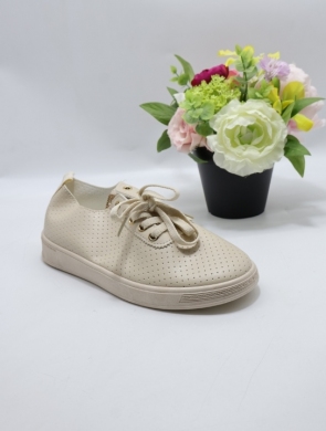 Buty sportowe damskie na płaskim (36-41) 831 BEIGE