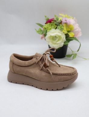 Półbuty damskie na płaskim (36-41) JML255 KHAKI