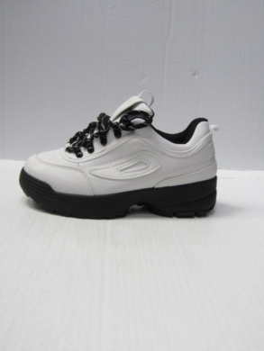 Buty sportowe damskie na płaskim (36-41) KS-1265 WHITE