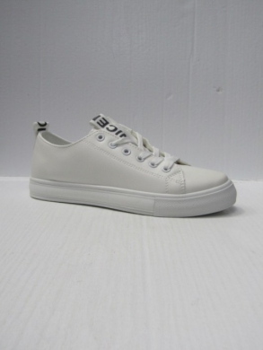 Buty sportowe damskie na płaskim (36-41) BO-121 WHITE