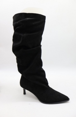 Kozaki damskie na szpilce (36-41) 69039 BLACK