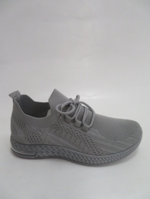 Buty sportowe damskie na płaskim (37-42) N1521 GREY