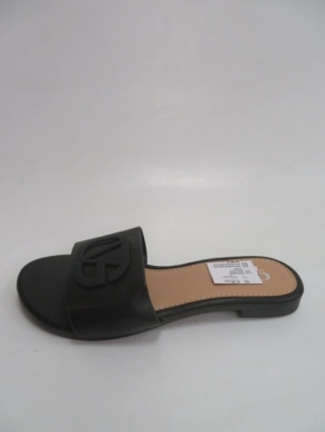 Klapki damskie na płaskim (36-41) 5027 BLACK