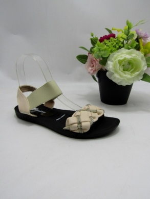 Sandały damskie na płaskim (36-41) C808-3 BEIGE