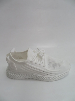 Buty sportowe damskie na płaskim (36-41) JH-10 WHITE
