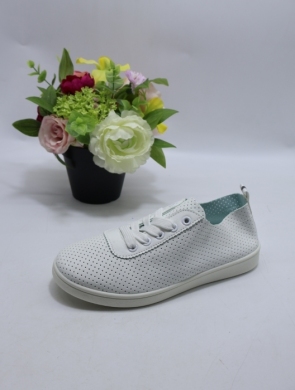 Buty sportowe damskie na płaskim (37-40) XY-613 ALLWHITE