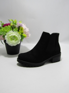 Botki damskie ocieplane na obcasie (36-41) A40V BLACK