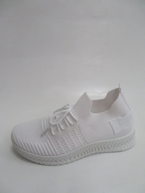 Buty sportowe damskie na płaskim (36-41) W065 WHITE