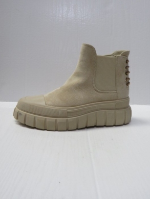 Botki damskie na płaskim (36-41) 23032 BEIGE