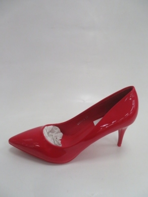 Czółenki damskie na szpilce (36-41) 111-3 RED