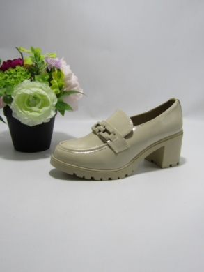 Półbuty damskie na obcasie (36-41) 5020 BEIGE