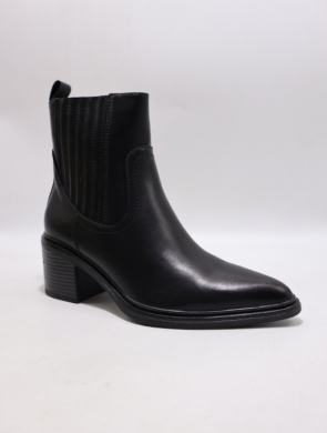 Botki damskie ocieplane na obcasie (36-41) C908 BLACK