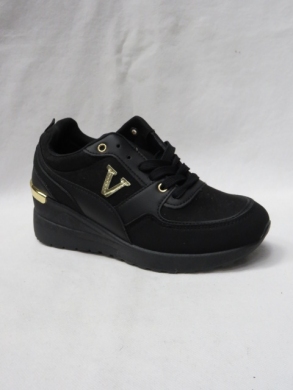 Buty sportowe damskie na koturnie (36-41) XKB-56 AL/BLACK