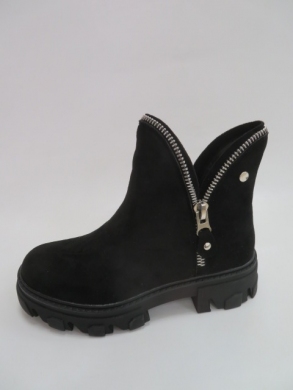 Botki damskie jesienne na płaskim (36-41) 8500 BLACK
