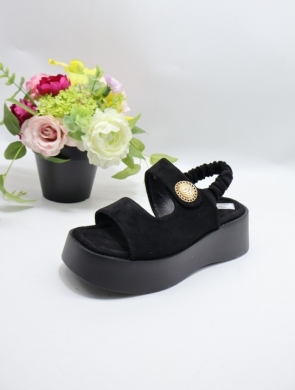 Sandały damskie na płaskim (36-41) 8208 BLACK