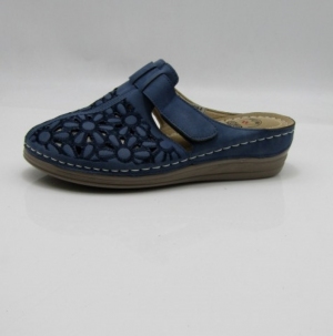 Klapki damskie na płaskim (36-41) 6928-6 BLUE