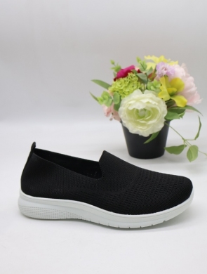 Buty sportowe damskie na płaskim (37-42) N1802 BLACK