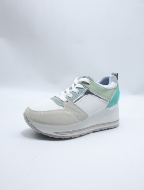 Buty sportowe damskie na koturnie (36-41) 7-2203C WHITE
