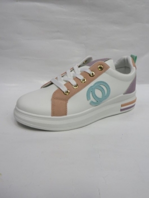 Buty sportowe damskie na płaskim (36-41) EV-48 PINK