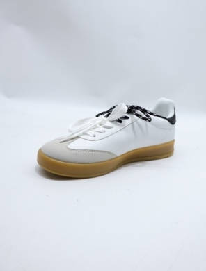 Buty sportowe damskie na płaskim (36-41) 3035 WHITE
