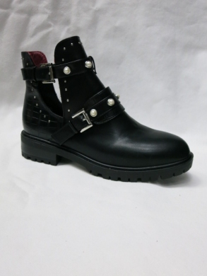 Botki damskie na płaskim (36-41) M327 BLACK