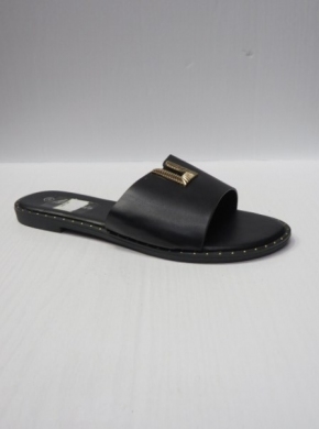 Klapki damskie na płaskim (36-41) CK2158 BLACK