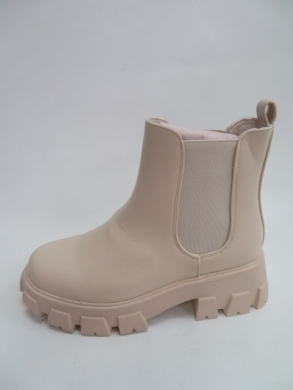 Botki damskie jesienne na płaskim (36-41) 168-286 BEIGE