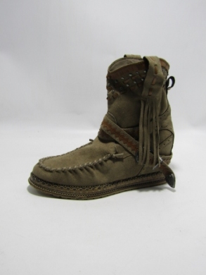 Botki damskie na płaskim (36-41) HJH-20-77 KHAKI