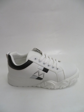 Buty sportowe damskie na płaskim (36-41) VL125 WHITE/BLACK