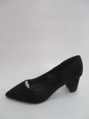 Czółenki damskie na obcasie (36-41) LL258 BLACK
