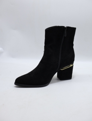 Botki damskie ocieplane na obcasie (36-41) BM75 BLACK