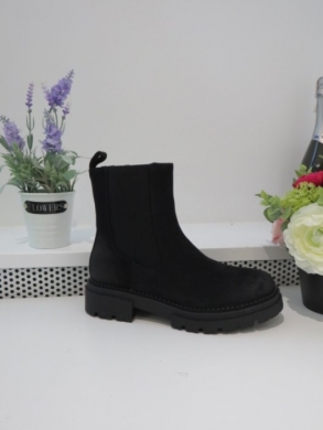 Botki damskie na płaskim (36-41) C802 BLACK