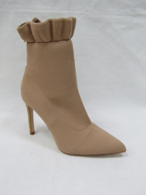 Botki damskie na szpilce (36-41) NS282 KHAKI