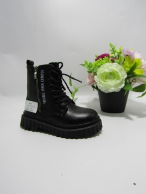 Botki dziewczęce ocieplane (25-30) KL-33 BLACK
