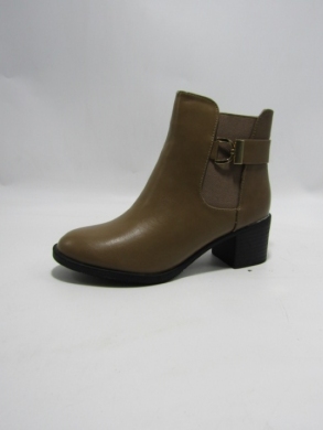 Botki damskie na obcasie (36-41) D7-11 KHAKI