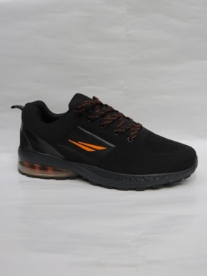 Buty sportowe męskie (41-46) 2160 BLACK/ORANGE