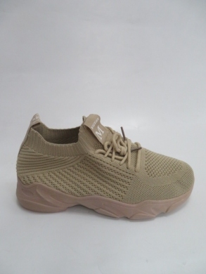 Buty sportowe damskie na płaskim (36-41) JR805-63 KHAKI