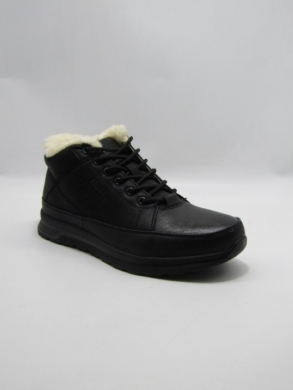 Botki męskie ocieplane (40-45) 62106-21 BLACK