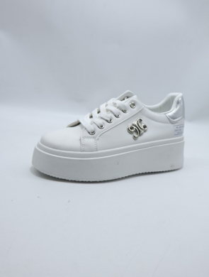 Buty sportowe damskie na płaskim (36-41) YH37 SILVER