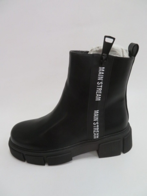 Botki damskie jesienne na płaskim (36-41) HB-78 BLACK