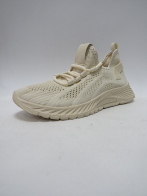 Buty sportowe damskie na płaskim (36-41) 5704 BEIGE